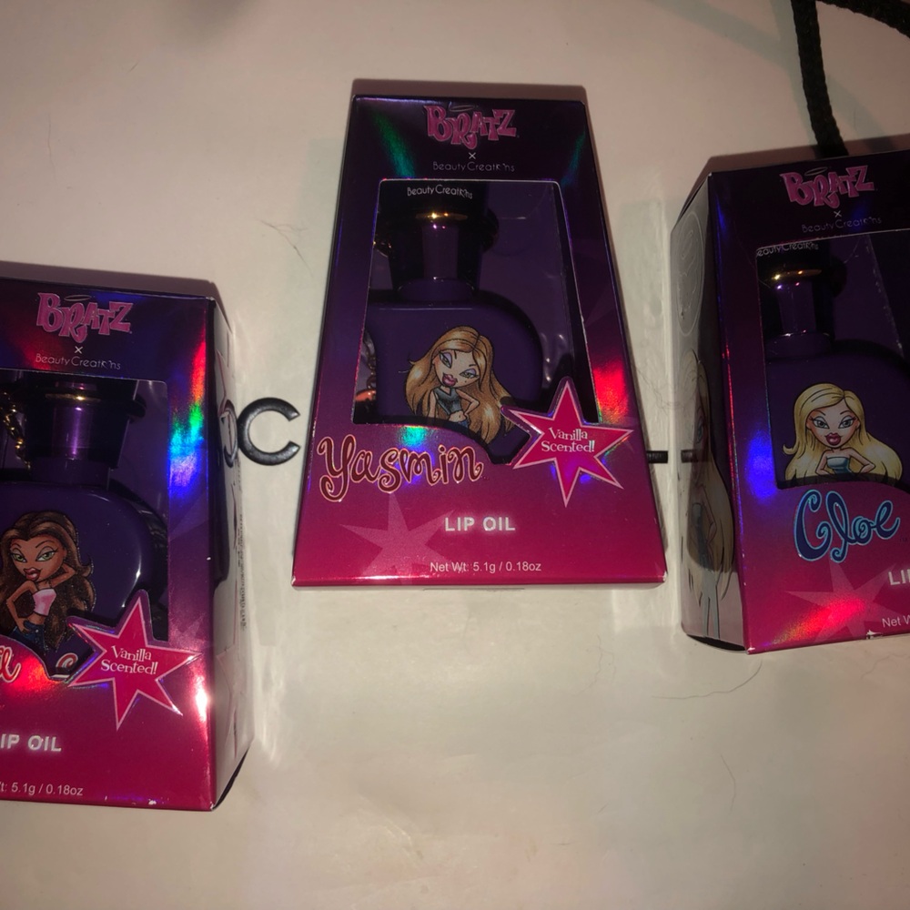 💋 3 BRATZ LIP OILS SASHA / CHLOE & YASMIN